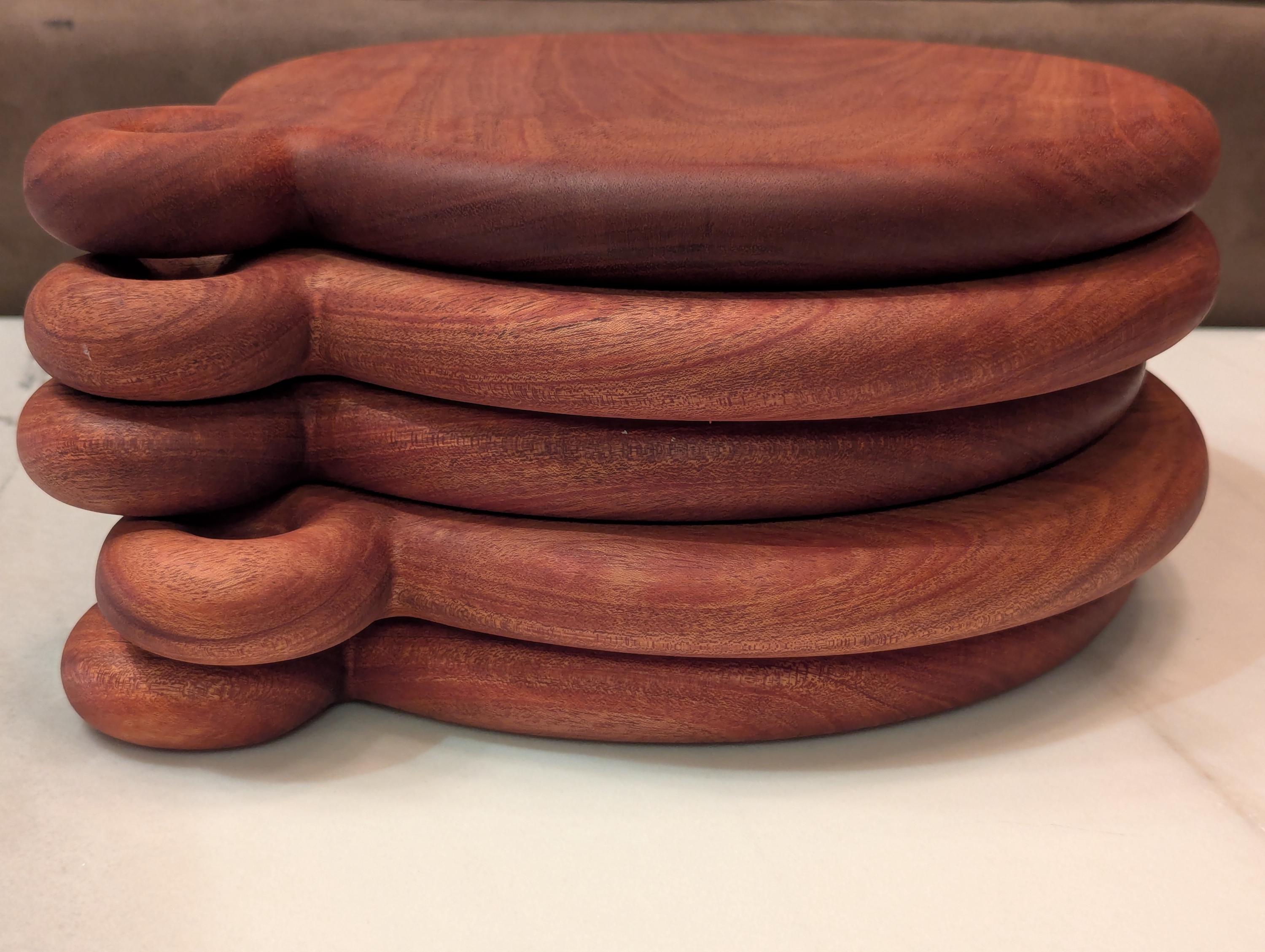 Cherry cutting boards, batch stack