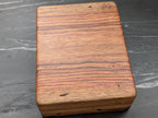Bolivian rosewood double deck box, closed